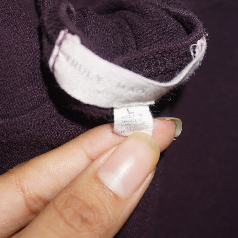 Deep purple halter top